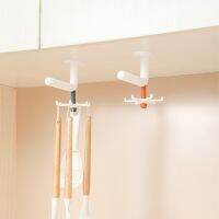 【YF】 Kitchen Hook Rotated 6 Claw Hooks Wall-Mounted Holder Multifunctional Shelves