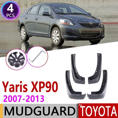 ๑ Mudflap for Toyota Vios Yaris Limo XP90 Saloon Sedan 2007 2013 Fender Mud Guard Splash Flaps Mudguard Accessories 2008 2009 2010