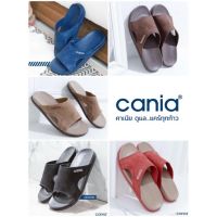 รองเท้าแตะสวม CANIA คาเนีย C-STEP TechnologyTM CM12112 แตะสวมลำลองชาย หนังนิ่ม 40-44 CM12112 ดำ กรม ตาล แดง​