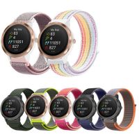 ○❂﹊ Nylonowy pasek do pętli do Garmin Venu 2 2s Sq Forerunner 245 55 158 smartband z zegarkiem wymienny do Garmin Vivoactive 4 4s 3 Correa