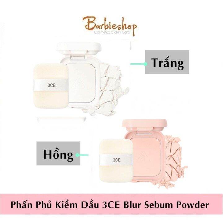 Phấn Phủ Nén 3Ce Blur Sebum Powder 7.4G | Lazada.Vn