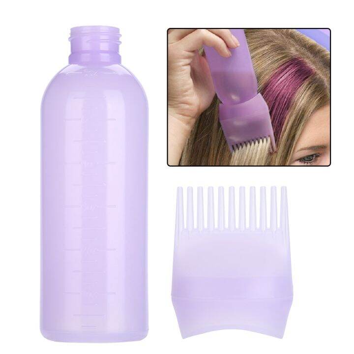 80ml Hair Dye Bottle with Graduated Scale Profssional Brush Applicator