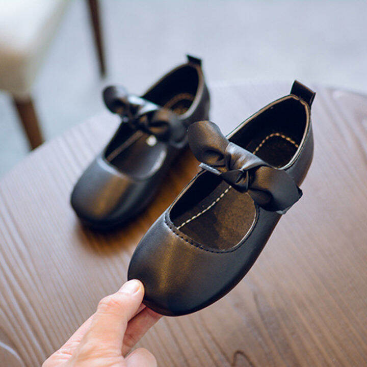 children-girls-mary-jane-front-bow-hook-loop-strap-ballerina-flat-shoes-for-summer-spring-m09