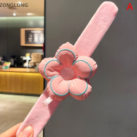 ?ZONGLONG? ของเล่นวงกลมดอกไม้น่ารักสายรัดข้อมือสตรอเบอรี่สายรัดข้อมือสายรัดข้อมือกำไลมือปรบมือสำหรับงานปาร์ตี้ของขวัญที่เป็นที่โปรดปราน