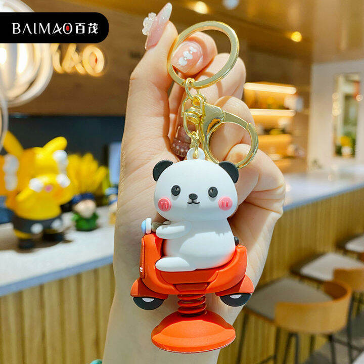 cute-cartoon-animal-doll-shaking-car-keychain-gift-shiba-inu-bear-rabbit-pig-panda-pendant-key-chains-kids-schoolbag-keyring-new