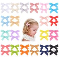 【hot sale】☞ C05 Baby Girls Hair Bows Clips Ribbon Hair Barrettes Cute Hair Accessories for Kids Toddlers