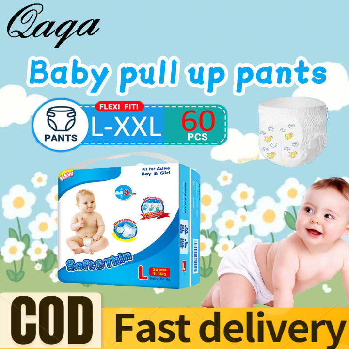 Qaqa Baby Diaper Pants L Xl 30pcs/Pack Korean Diaper Pants Nesto Baba ...