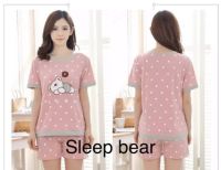 Pyjamas women pajamas baju tidur perempuan t shirt short sleeve
