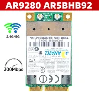 AR9280 AR5BHB92 dual band 2.4GHz / 5GHz 802.11a/b/g/n 300Mbp wireless wi-fi mini-pci-e card module WiFi for ASUS ACER