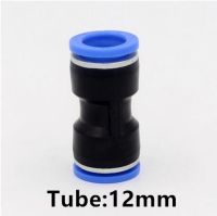 New 10pcs a lot Straight one touch plastic pneumatic hose fitting 12mm quick pipe connector PU-12 air tube union joint Pipe Fittings Accessories