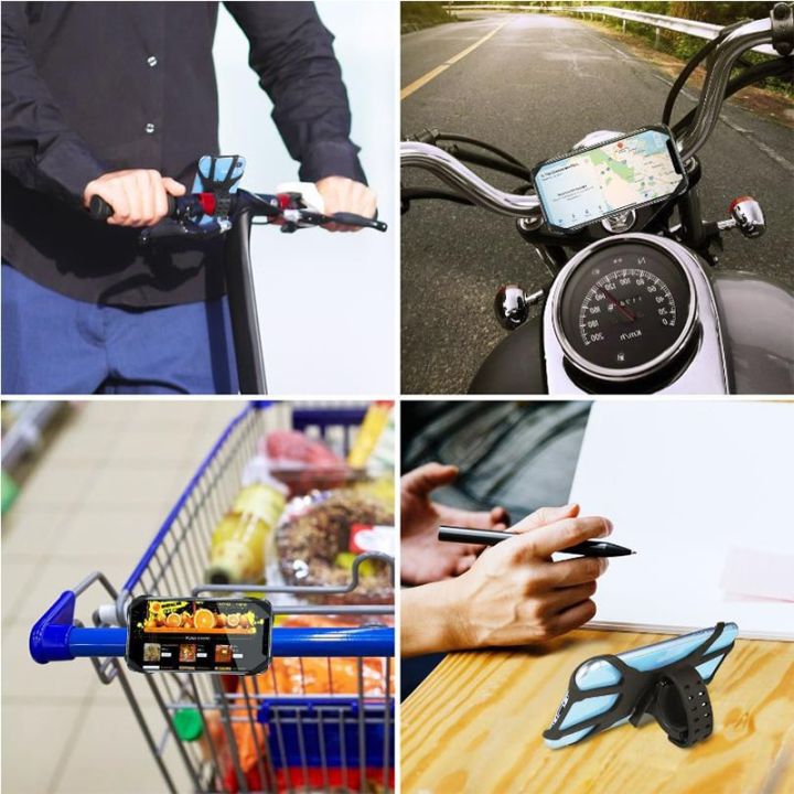 worth-buy-ราวจับจักรยาน360องศาชั้นวางโทรศัพท์มือถือซิลิโคนแบบหมุนได้-dudukan-ponsel-sepeda