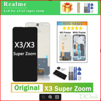 6.6 "Origianl Lcd สำหรับ Realme X3ซูเปอร์ซูม RMX2086 RMX2081 RMX2085 RMX2083หน้าจอ LCD จอแสดงผลแผงดิจิตอลระบบสัมผัสประกอบ