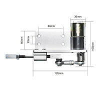 DIY ที่กำหนดเองเชิงเส้นลูกสูบมอเตอร์ DC 12โวลต์24โวลต์จังหวะ5mm10mm ที่มีผู้ว่าราชการจังหวัดความเร็ว