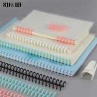 1PCs  Plastic Loose Leaf Binders Ring Binding A4 A5 A6 For DIY Paper Notebook Note Books Pads