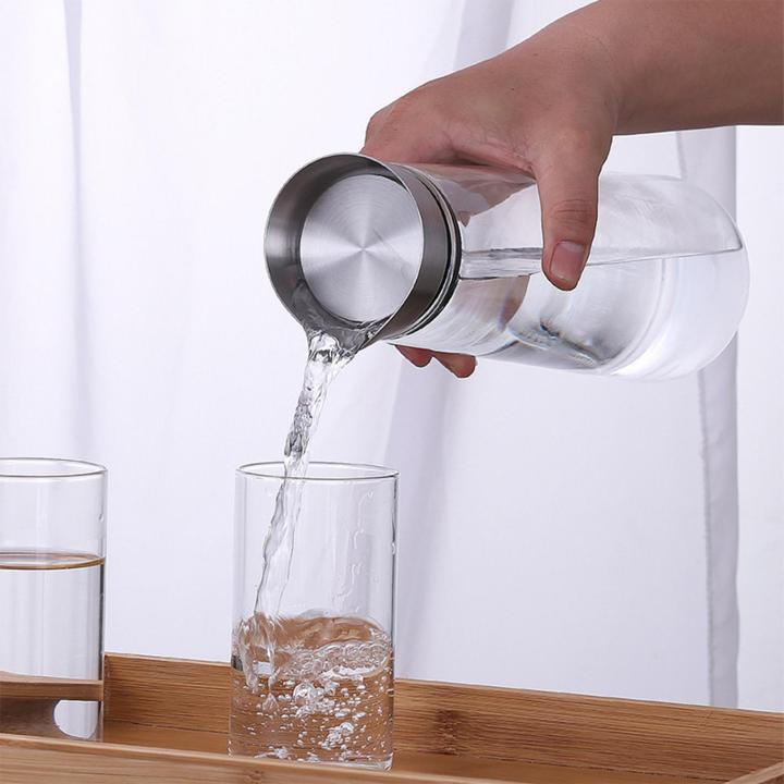 simhoa-เหยือกน้ำร้อนเย็นกระบอกน้ำแก้วสำหรับชาผลไม้น้ำน้ำร้อนเย็น