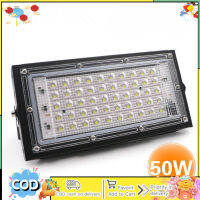 โคมไฟฟลัดไลท์ Led 50W,Ip65สปอตไลท์ Led 220V ไฟสนามกลางแจ้งแสง Led ไฟถนน Lampu Banjir ติดผนัง