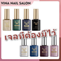 VINANAILSALON สีทาเล็บ เบสท็อปเจล ท็อปเจลทาเล็บ top coat เจล ท็อปเจล ยาทาเล็บที่บำรุงเล็บแบบมืออาชีพ TOP/BASE/MATTE/Tempering Hard gel /Primer / Drier  K35