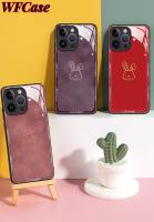 WFเคสสำหรับ Xiaomi Redmi K40 K60E K60 Note11 Pro เทอร์โบ Xiaomi 11 12 12X 12S 12 Pro 5G 13 Pro Ultea POCO F3เคสเคสโทรศัพท์กระจกทรงรูบิคสไตล์กระต่ายเรียบง่าย