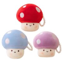 Mushroom Plush Doll Cute Stuffed Animal Plushie Mini Kawaii Plush Toy with PP Cotton Filling Cuddly Mushroom Doll with Pearl Chain Party Favors for Backpack Accessories Kids favorable