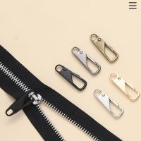 ☁♙ 2-10pcs Metal Zipper Slider Puller Instant Zipper Head Replacement for Broken Buckle Travel Bag Suitcase Garment Repair Kits