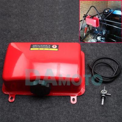 5L red Fuel Tank Portable Gas Diesel Petrol Spare Fuel Tank Oil Container Fuel-jugs Hose Tube Motor Car Buggy ATV QUAD