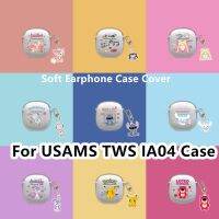 READY STOCK! For USAMS TWS IA04 Case Cartoon Pikachu &amp; Yugui Dog for USAMS TWS IA04 Casing Soft Earphone Case Cover