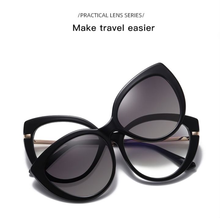 cat-eye-eyeglasses-polarized-magnet-clip-glasses-frame-for-men-women-myopia-prescription-glasses-optical-sunglasses-eyewear