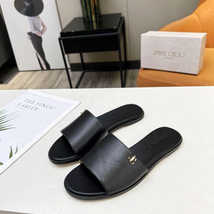 2023-new-versatile-slippers-womens-genuine-leather-flat-bottom-outerwear-slippers-large-beach-sandals
