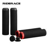 Bike Grips Anti-Slip Shock-Absorbing Sponge MTB Bicycle Handlebar Cover Single-Sided Locking Aluminum Alloy Cycling Accessories Handlebars