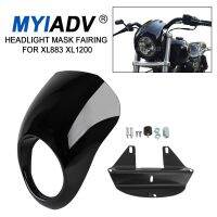 “：》+ For Harley Sportster Dyna XL 883 XL 1200 XL883 XL1200 Motorcycle Headlight  Fairing Bezel Front Cowl Visor Fork Accessories