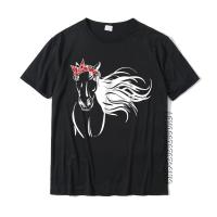 Horse Bandana T Shirt For Horseback Riding Horse Lover Custom T Shirts For Men Cotton Tops &amp; Tees Design Dominant