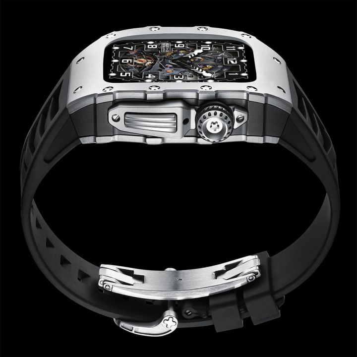 luxury-aluminum-alloy-modification-kit-for-apple-watch-8-7-45mm-fluorine-rubber-strap-metal-case-for-iwatch-6-se-5-4-3-44mm-band-straps