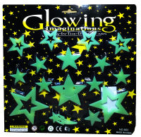 แผ่นติดผนังหรือเพดานเรืองแสงสำหรับเด็ก ดาวจรัสแสงในจักวาล Glow in the Dark sticker for kids Shinny Star in Universe