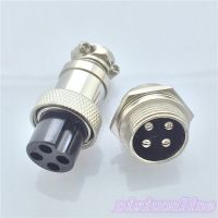 1set GX16 4 Pin Male Female Diameter 16mm L72 Circular Connector Aviation Socket Plug Wire Panel Connector High Quality Electrical Connectors