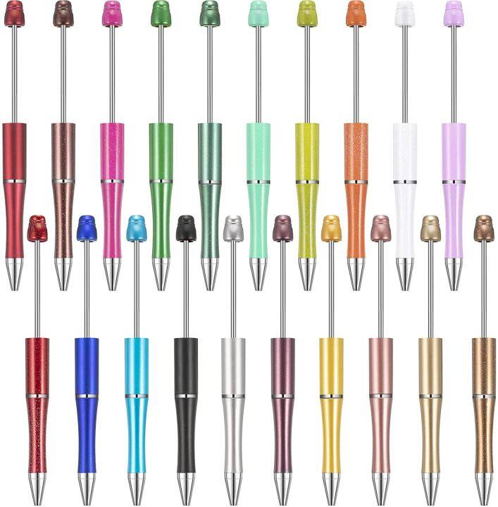 40pcs-plastic-beadable-pens-for-diy-gift-random-colour-diy-pen-stationery-diy-beadable-pen-diy