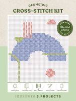 หนังสืออังกฤษใหม่ Mindful Crafts: Geometric Cross-Stitch Kit