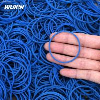 ✓❦◎ High Elastic Blue Rubber Bands Blue Latex Band Stretchable Sturdy Natural O Rings Diameter 38mm Width 1.5mm