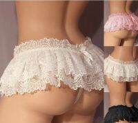 【YF】◄❐✵  Sissy Mens underwear cueca Ruffled string Skirt Crossdress Costume Panty g-string Gay men thong bikini Briefs