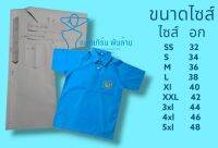 แพทเทิร์นเสื้อพละนักเรียน(แบบไม่เผื่อเย็บ)