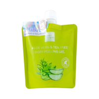 Baby Bright Aloe Vera &amp; Tea Tree Body Peeling Gel เบบี้ไบร์ท เจลขัดผิว (250g.)