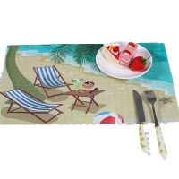 PVC Table Mat Kitchen Tablemats Dining Placemat Durable Rectangular Placemats