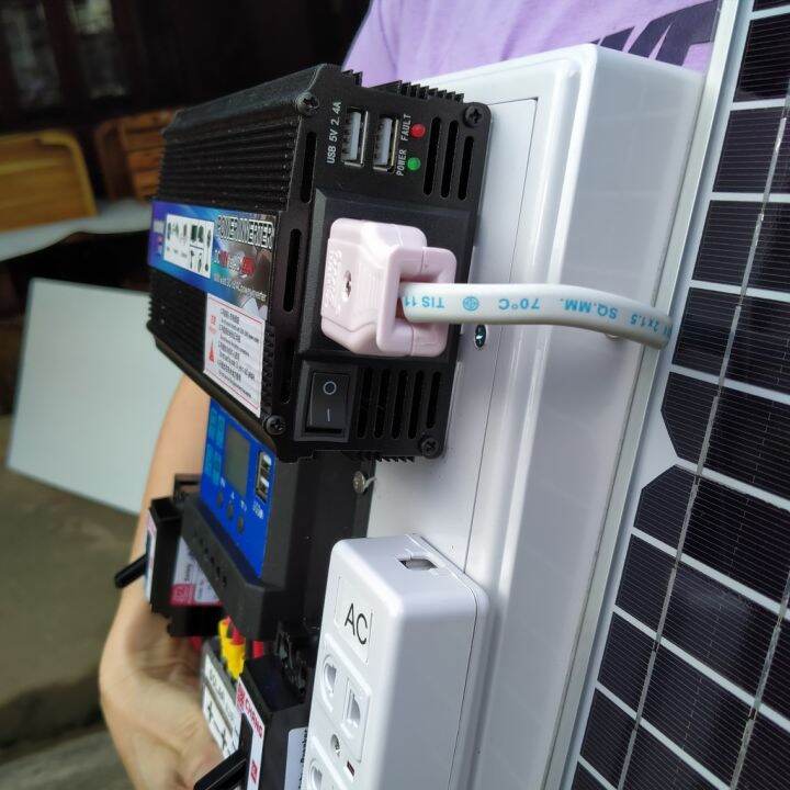 wowowow-ชุดไฟนอนนา-12v-1000w-พร้อมแผง20wและ-แบตเตอรี่-8-แอมป์-ชุดคอนล-โซล่าเซลล์นอนนา-พลังงานแสงอาทิตย์-สินค้ารับประกัน-ราคาสุดคุ้ม-พลังงาน-จาก-แสงอาทิตย์-พลังงาน-ดวง-อาทิตย์-พลังงาน-อาทิตย์-พลังงาน-โ