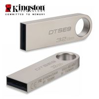 【บางกอกสปอต】Original Kingston USB Data Traveler 8GB 16GB 32GB 64GB 128GB Metal Waterproof USB 2.0 Flash Drive