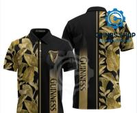 GUINNESS TROPICAL PALM HAWAIIAN POLO SHIRT