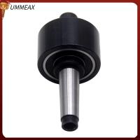 UMMEAX เหล็กอัลลอยด์ เครื่องช่วยจัดการสต็อก tailstock สำหรับงานไม้ สีดำสีดำ MT1 โลหะทำงานกลึงเครื่องมือติดผนัง ทนทานต่อการใช้งาน ที่จับเครื่องมือกลางแบบหมุน เครื่องมือกลึงโลหะ