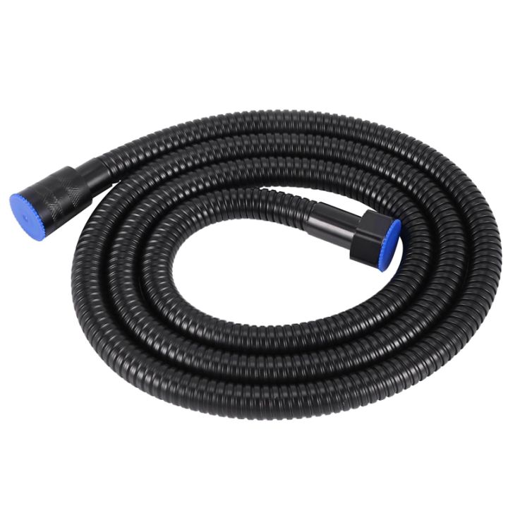 black-shower-hose-150cm-stainless-steel-shower-tube-flexible-gold-bathroom-hose-plumbing-glossy