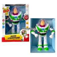 BUZZ LIGHTYEAR TOY STORY 5 หุ่นบัสไลท์เยียร์ มีปีก โมเดลทอยสตอรี่เดินได้ใส่ถ่าน มีเสียงมีไฟ ตัวใหญ่ TOY WORLD หลากสี