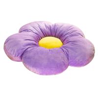 Purple Flower Shaped Floor Pillow Seating Cushion Flower Shaped Plush Seating Cushion Cute Room Decor for Girls Teens