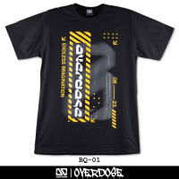 Overdose T-shirt เสื้อยืดคอกลม สีดำ รหัส BQ-01(โอเวอโดส)