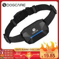 ZZOOI DOGCARE Anti Barking Dog Collar IP67 Waterproof Barking Shock Collar LED Indicator Dog Stop Barking Collar with Vibration Shock